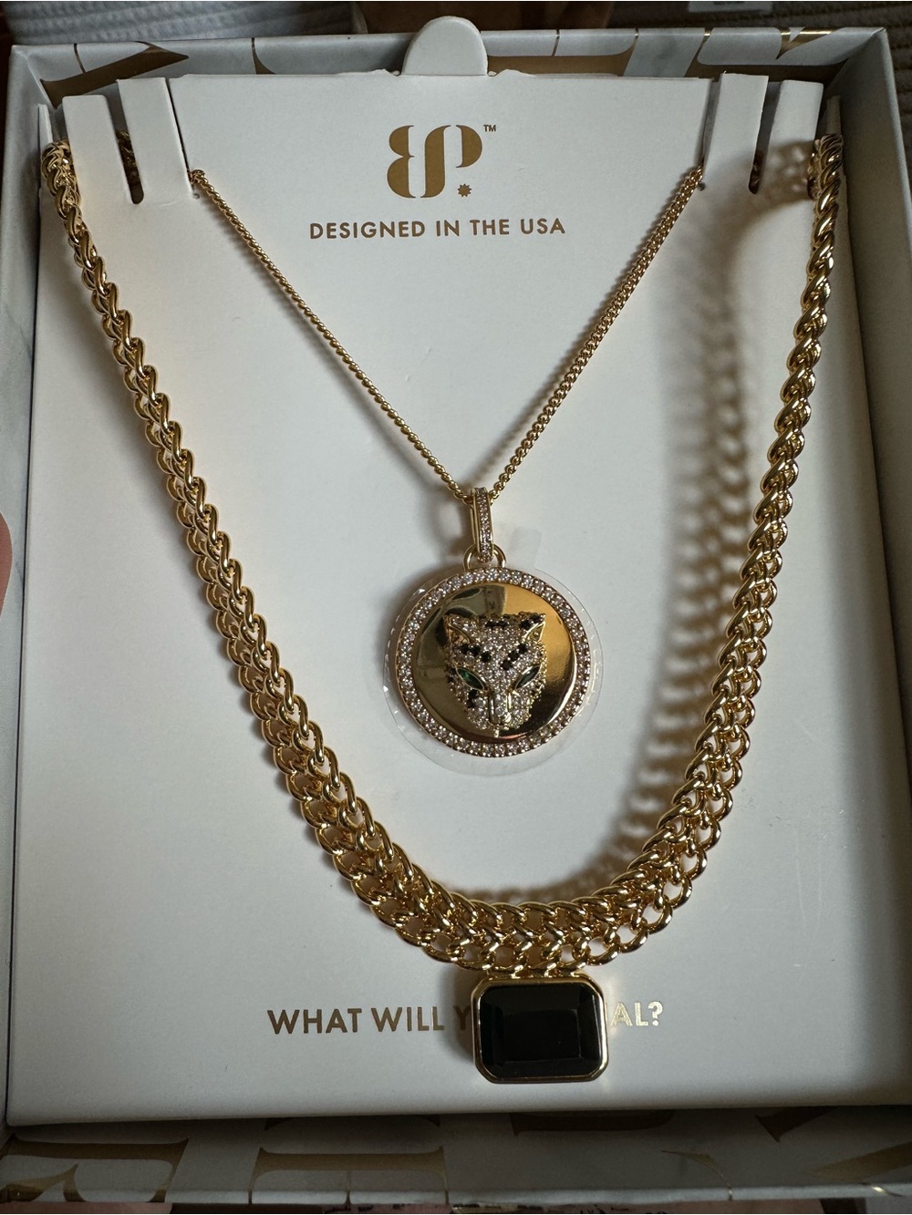 Bomb Party Luxe Layer Necklace 2025-She Can’t be Tamed Jaguar